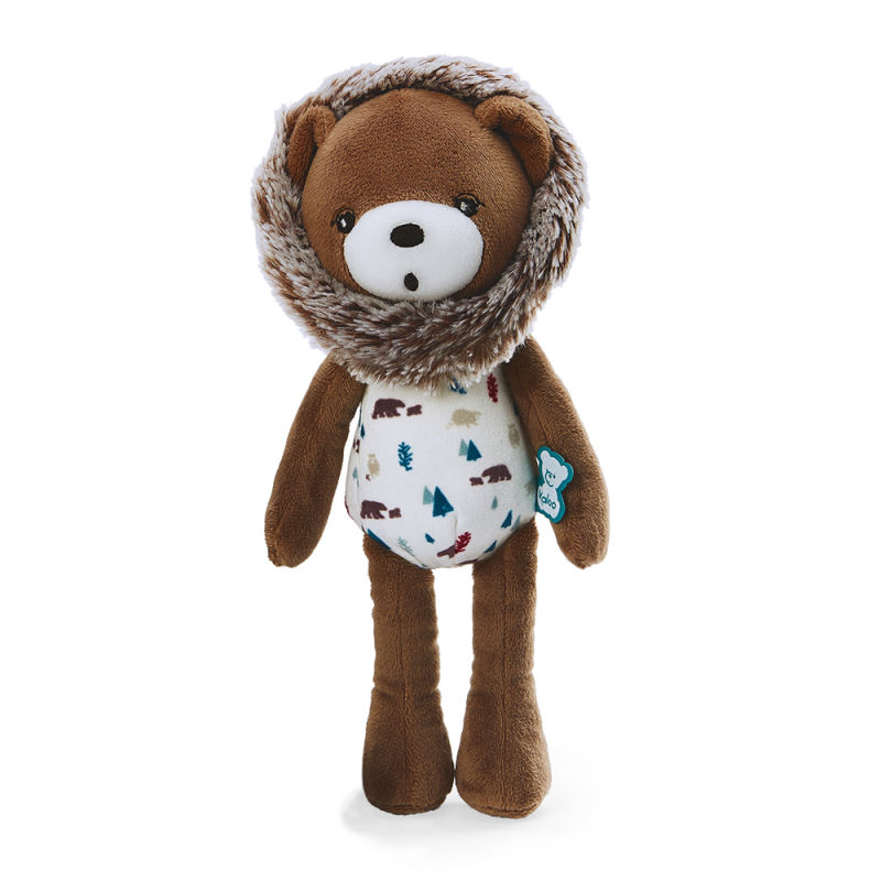  filoo gaston lours soft toy 25 cm brown white 